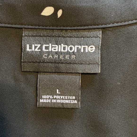Stunning Liz Claiborne blouse. Size large, 28” long, 22” pit. Beautiful! - Picture 6 of 6